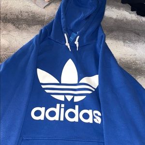 Blue Adidas Trefoil Sweatshirt